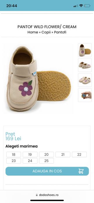 Pantofi Dodo din piele