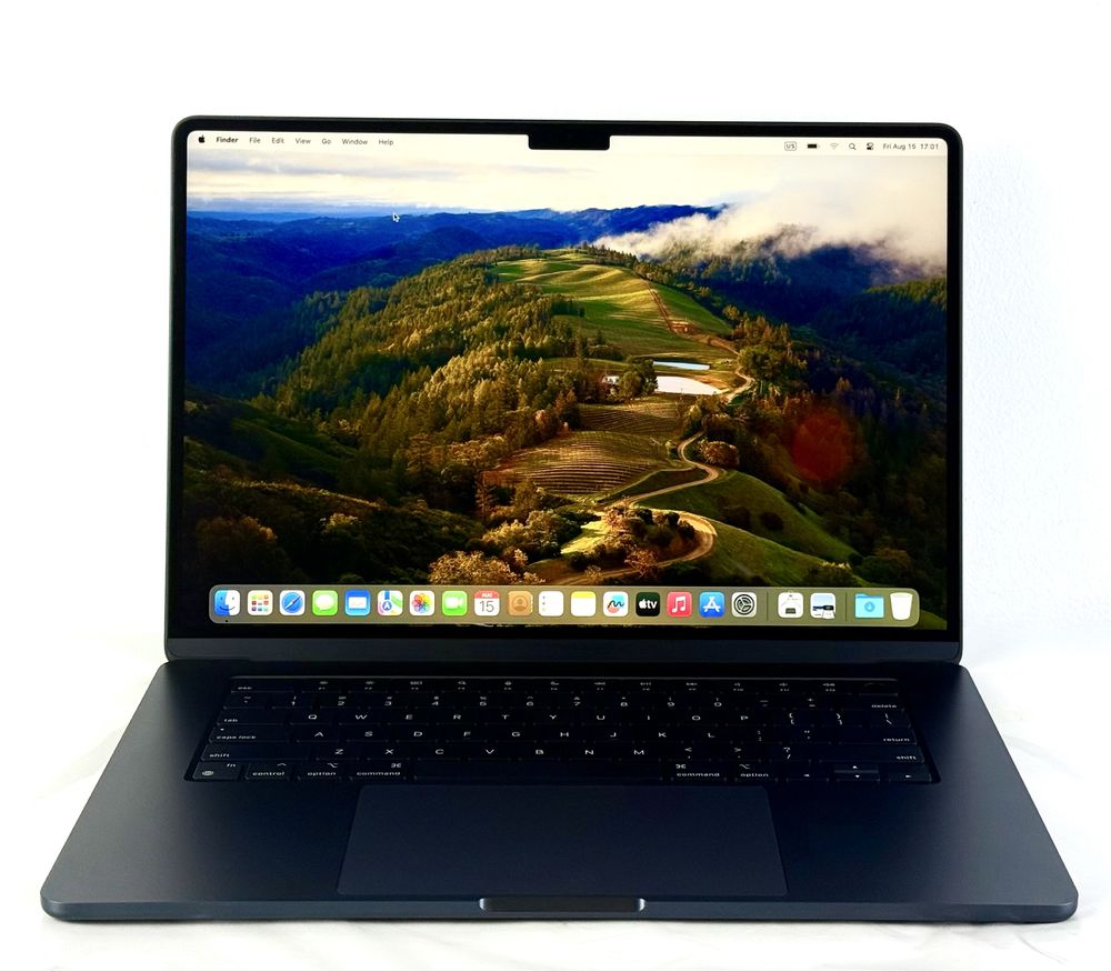 КАТО НОВ! Apple MacBook Air 15 M3 2024 8RAM 256GB Midnight Гаранция!