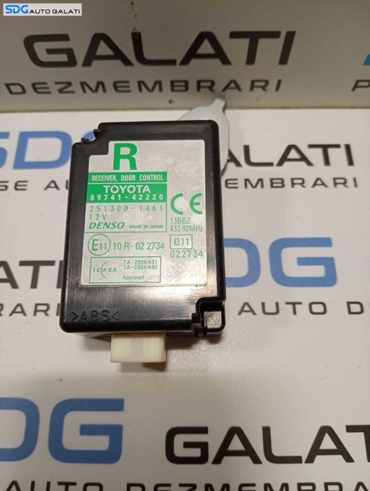 Modul Calculator Releu Confort Control Usa Portiera Toyota RAV 4 2006 - 2013 Cod 89741-42220 251300-1461 [M3740]