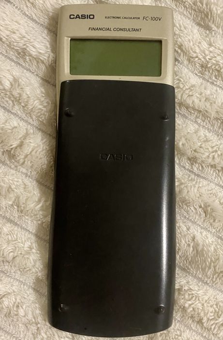 Calculator financiar Casio FC 100V - examene ASE, banca, economie