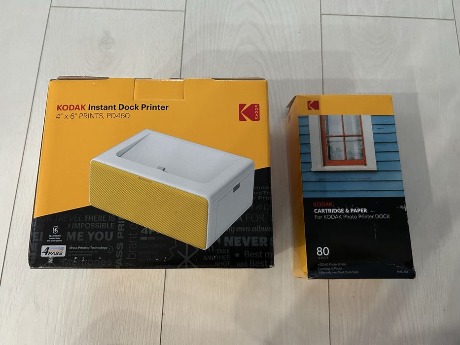 Imprimanta foto Kodak Dock Plus PD460 +dock 80 coli