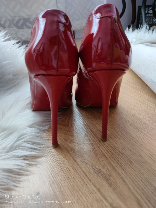 Pantofi piele cu toc 39