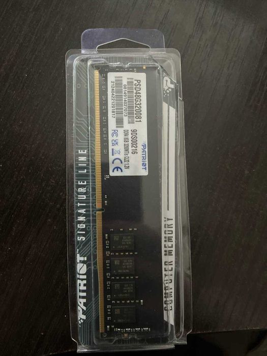 ОЗУ DDR4 8gb частота 3200