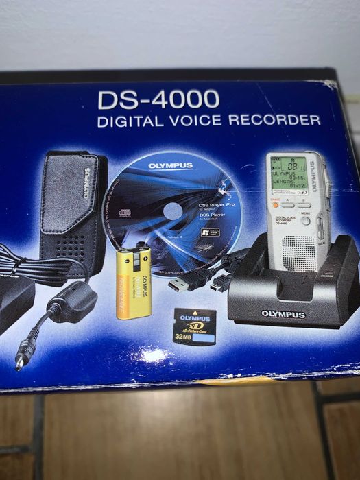 Reportofon digital profesional Olympus DS-4000 544MB XD mem ext ca nou