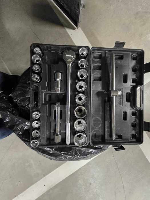 Set chei tubulare 19-50, cu soclu GEKO