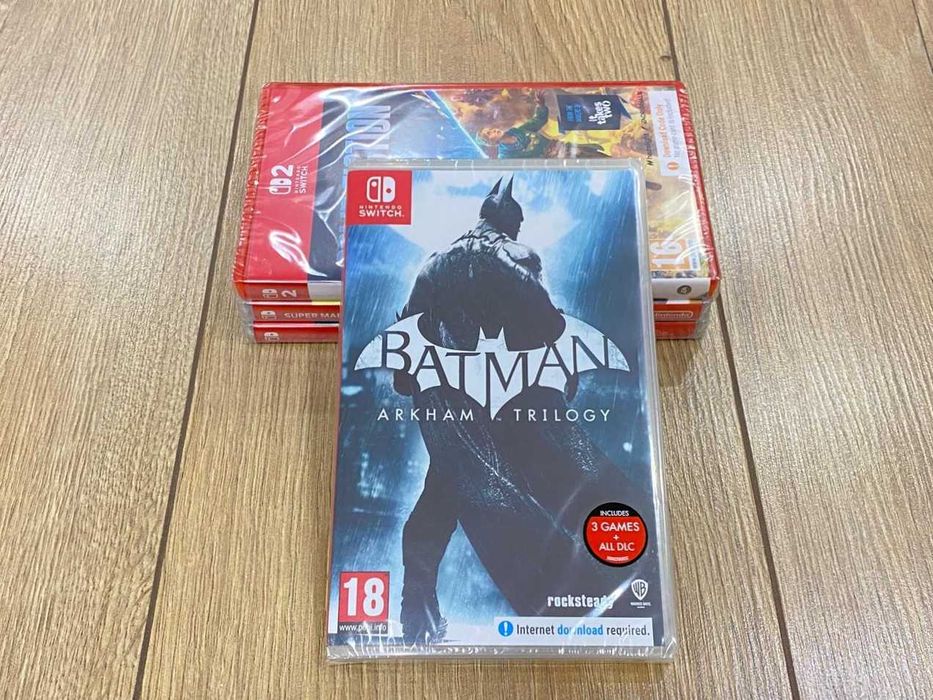 Новый Batman: Arkham Trilogy Nintendo Switch/ Бэтмен: Аркхем Трилогия