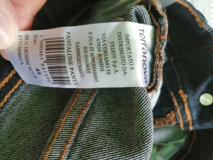 Pantaloni Blugi / Jeans Skinny fit, Efect de prespalat, Size 30(T 44)