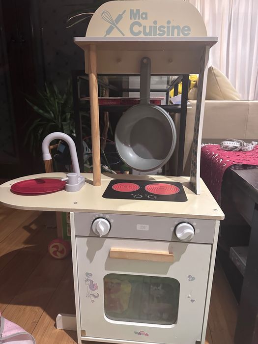 Bucătărie copii lemn de jucarie