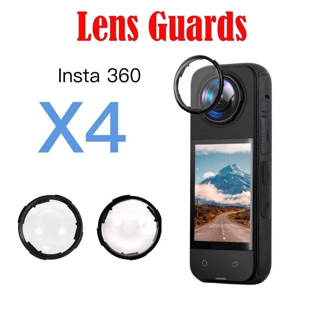 Protectie obiective lentile sticky lens pt camera actiune Insta360 X4