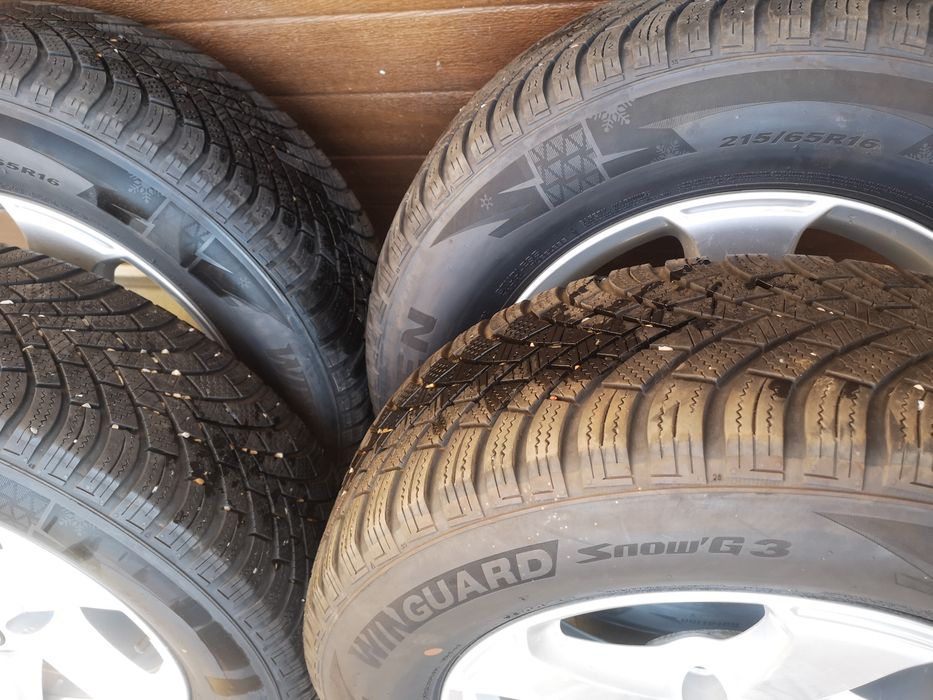 Jante vw tiguan 5x112 R16, cauciucuri 215 65 R16