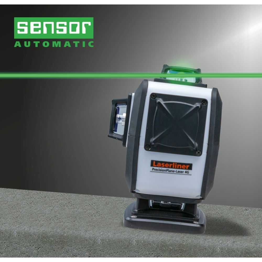 Зелен линеен лазерен нивелир Laserliner PrecisionPlane-Laser 4G Pro