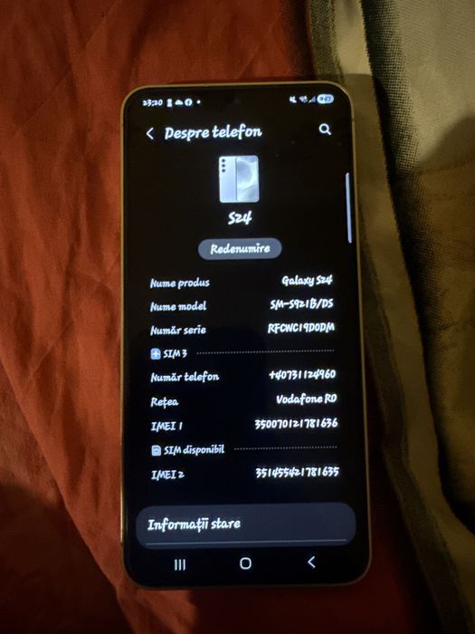 Vand S24 in stare impecabila 256Gb