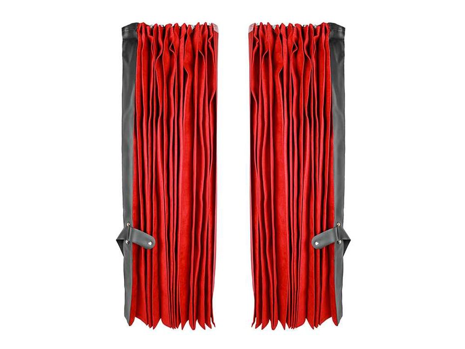 Perdele pentru camion / potrivit pentru toate camioanele/ roșu + negru