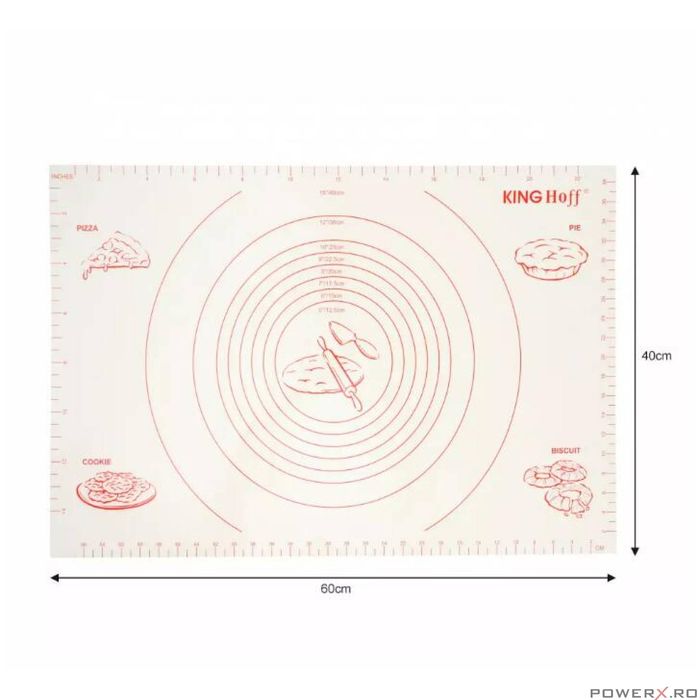 Covoras de copt din silicon 60x40 cm, foaie antiaderenta, inlocuieste
