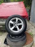 Vand 4 jante cu anvelope (roti) iarna 225/60 R16
