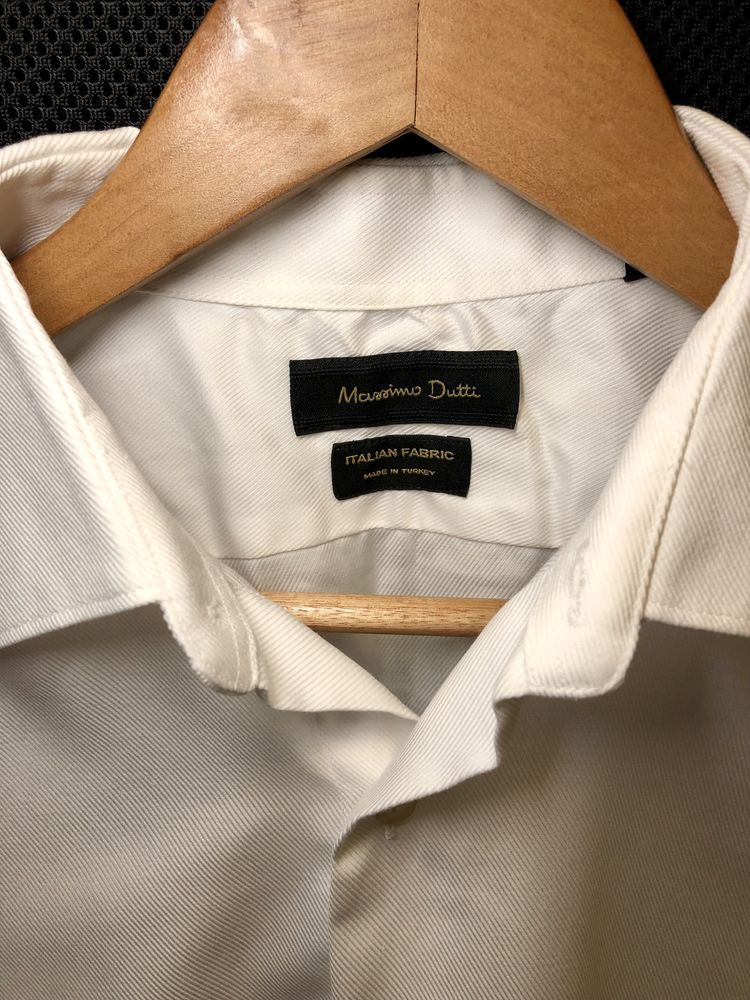 Рубашка белая M Massimo Dutti