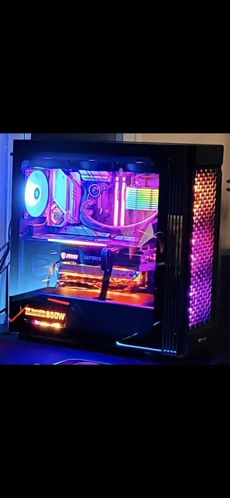 2K 100+fps Мощен геймърски компютър Нов* Гаранция