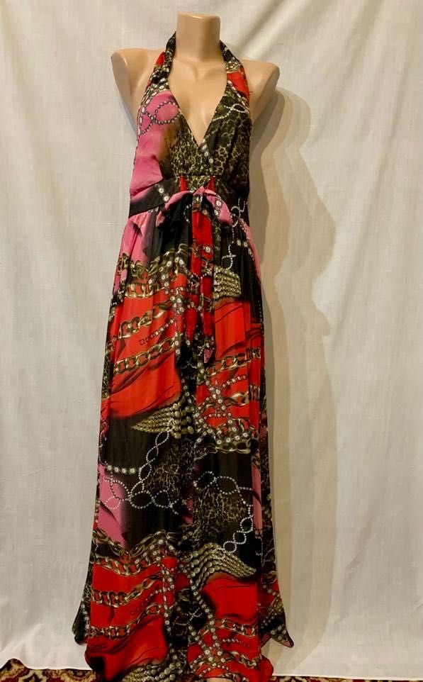 Rochie lungă multicolor