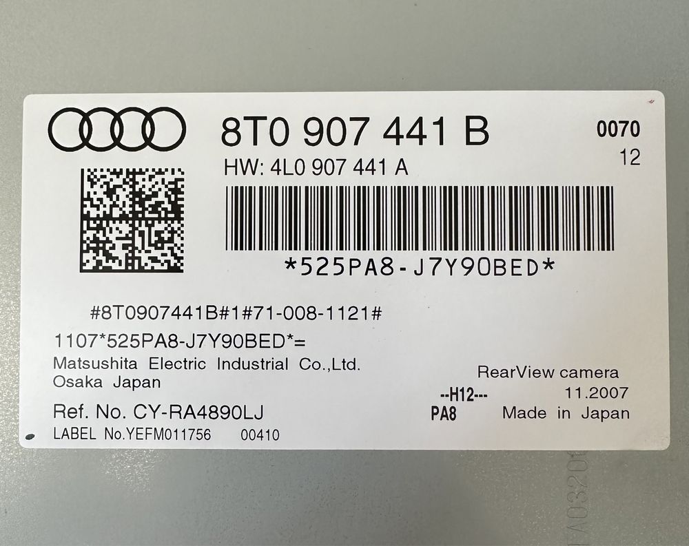 Modul + camera marșarier Audi A4 B8, A5 8T, Q5 8R