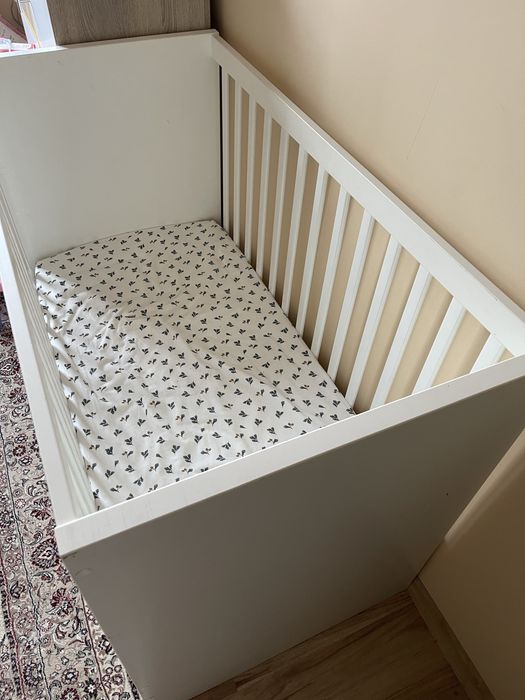 Дървено креватче Икеа 60х120