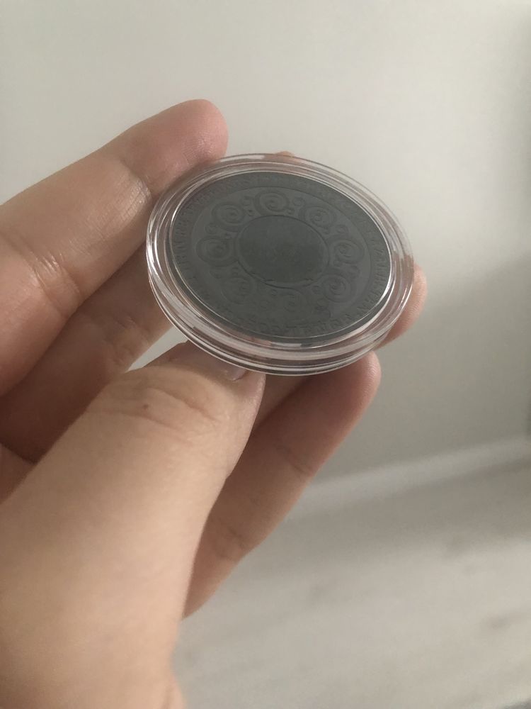 Серебряная монета Ai-Kun Ай-Күн Луна-Солнце