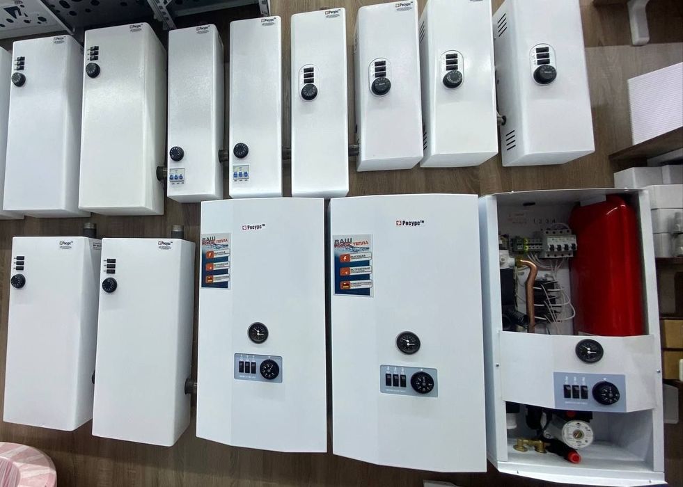 Resurs 6kw электрический котел работает с низким уровнем газа