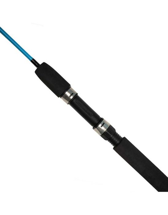 Set 4 lansete HAKUYO 1,20M fibra plina cu 4 mulinete pescuit la copca