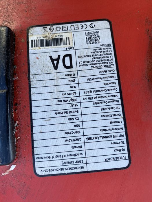 Vand generator curent