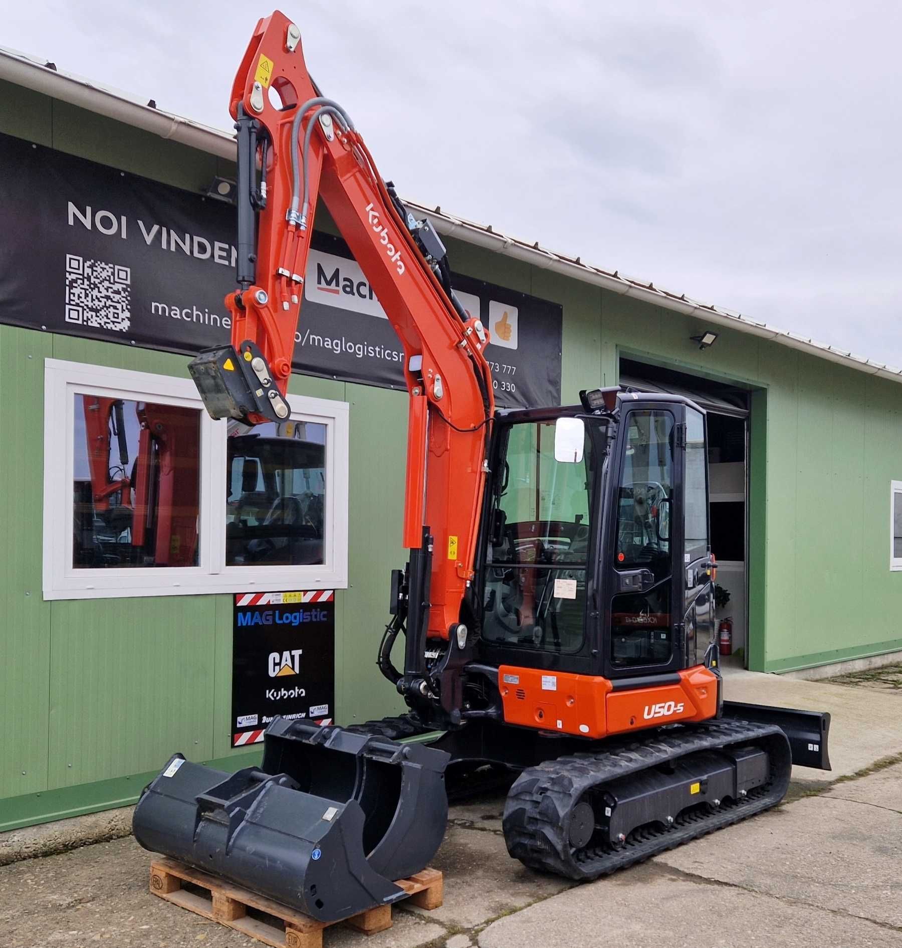 miniexcavator Kubota U50-5 NOU