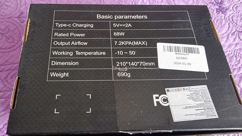 Mini Aspirator Air duster vacuum 2 in 1