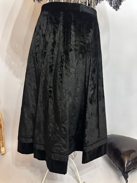 Fusta de catifea midi