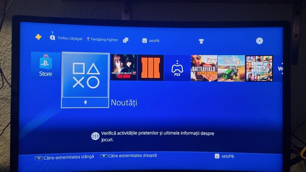 Consola Ps4 phat 1tb soft 10.01