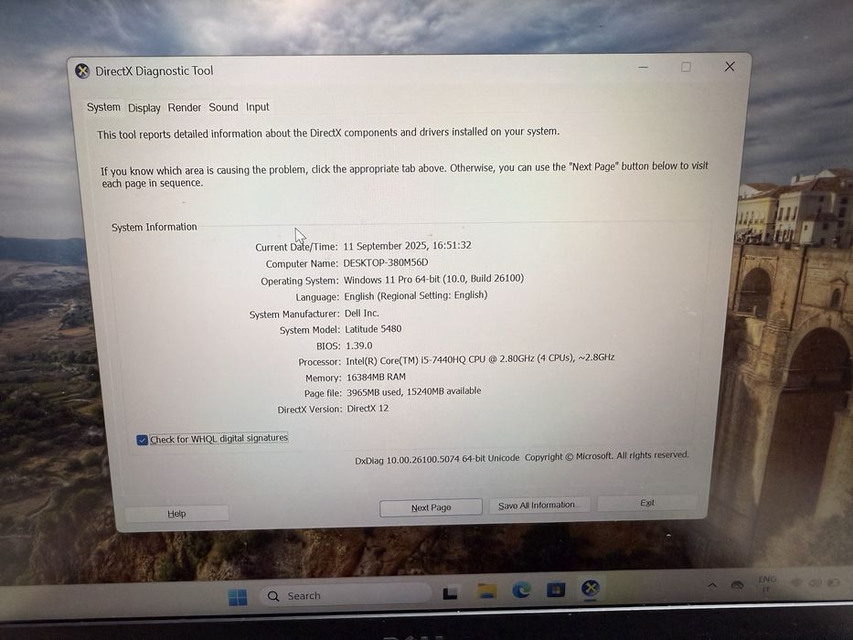 Dell Latitude 5480 i5-7440HQ/ 16 Gb DDR4/ Nvidia 930MX 2 Gb