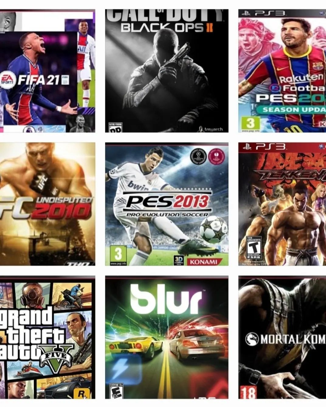 Ps3 playstation pristavka lar uyinlari bilan tayyor sotiladi
