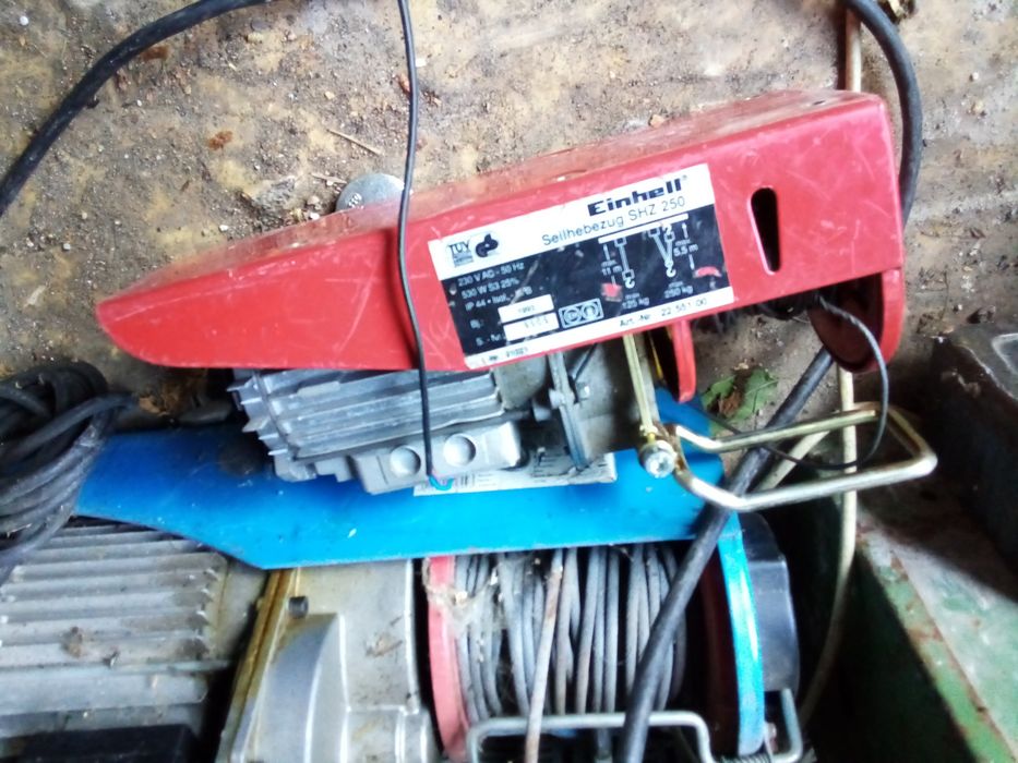 Electropalan, macara, troliu, scripete
