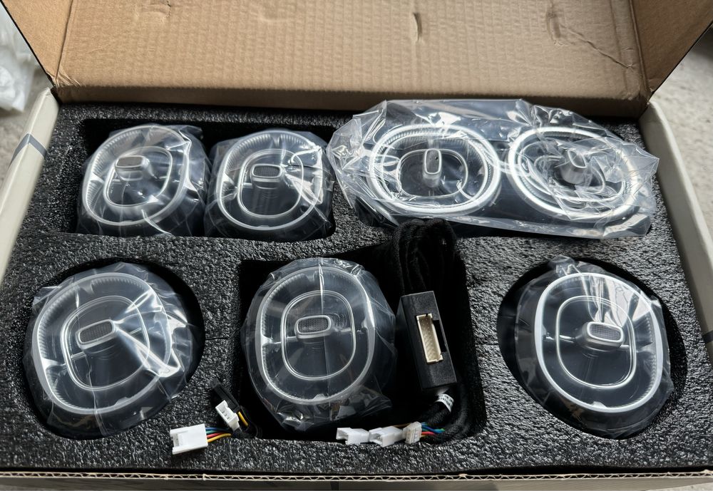 Grile ventilatie led clima guri ambientala mercedes C class Glc w206
