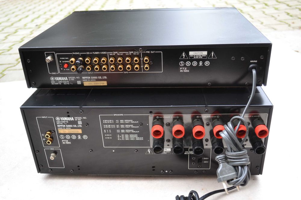 Amplificator putere Yamaha M 65 cu preamplificator Yamaha C 65