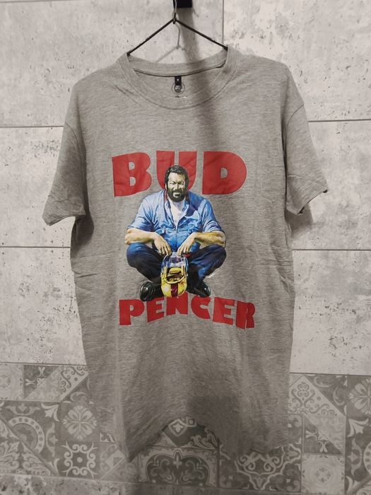 Tricou Bud Spencer original M nou gri