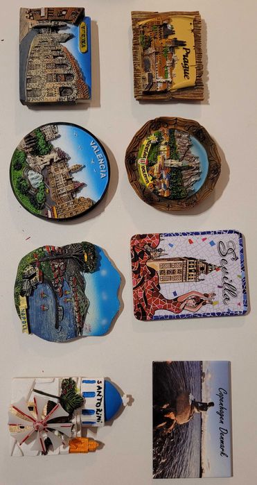 Сувенирни магнити  от много дестинации - НОВИ