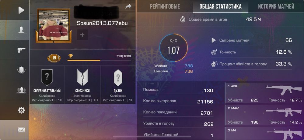 Аккаунт стэндофф 2