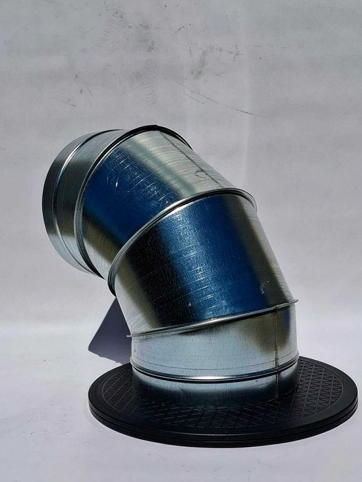 Коляно за аспирация ф250 поцинковано