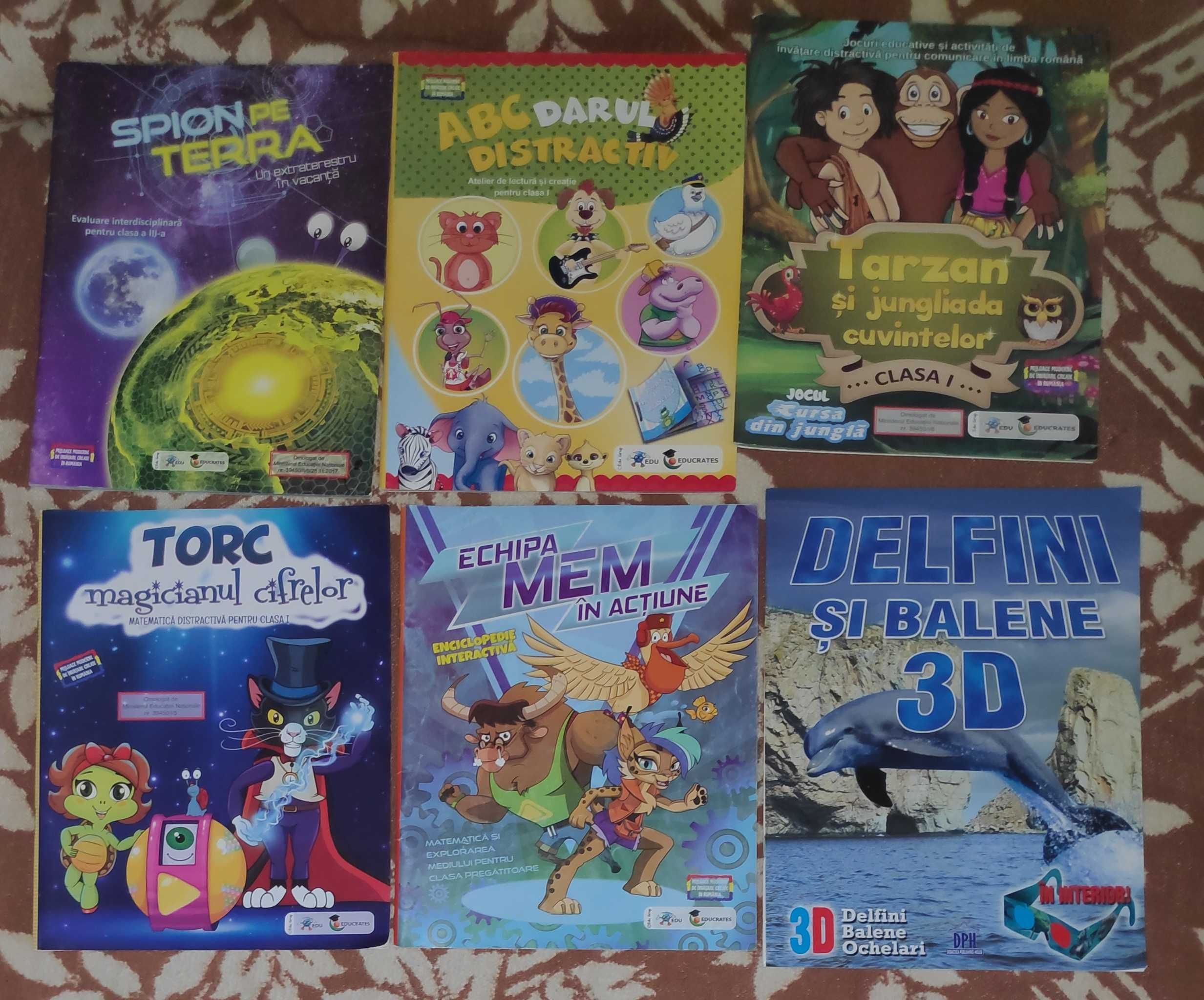 Reviste Printese Barbie + Tarzan Torc Magicianul Disney +carti colorat