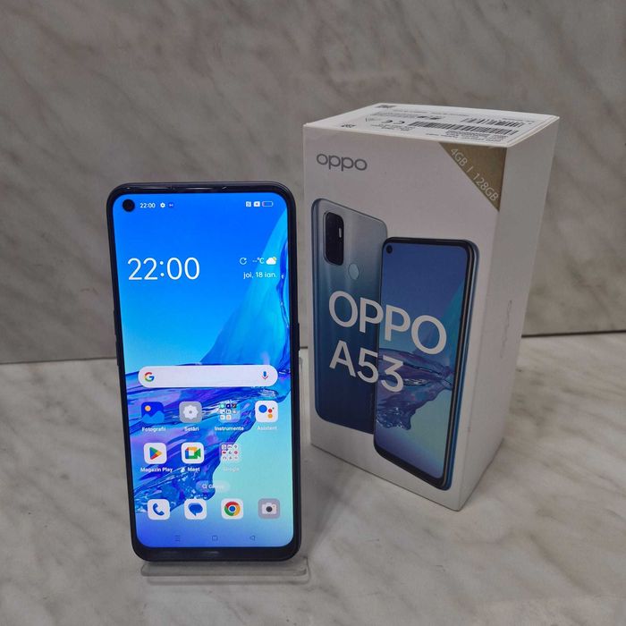 Telefon OPPO A53 Negru 128 GB 4RAM La Cutie Zeus Amanet Rahova 32940