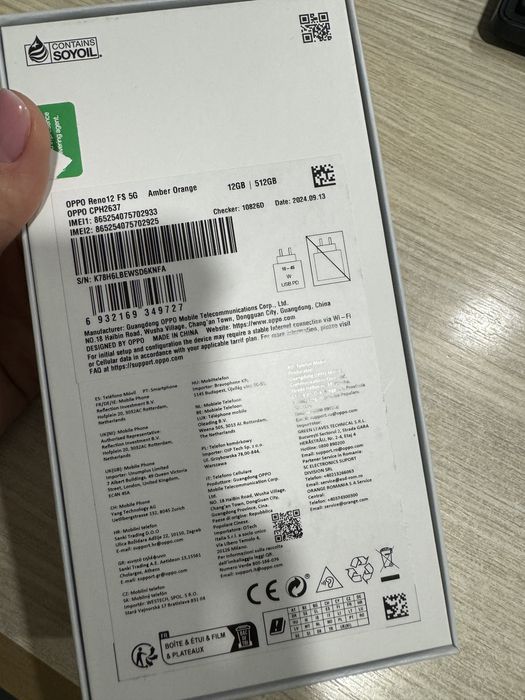 Oppo Reno12 FS, 12GB RAM, 512GB, 5G, Amber Orange, NOU/Neactivat!