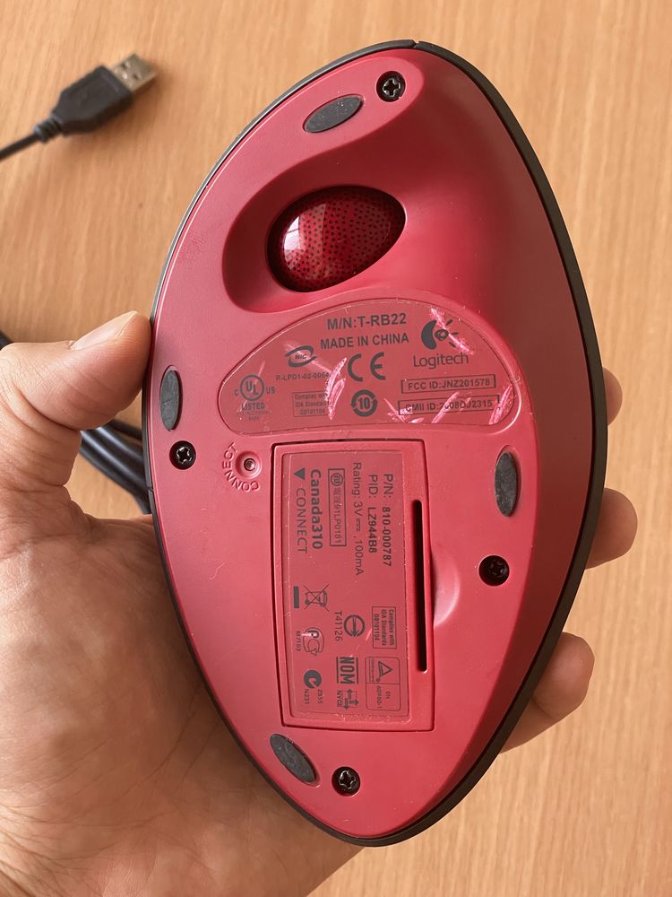 Мышка трекбол Logitech T-RB22
