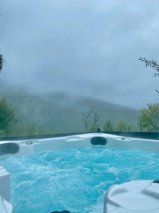 Cabană de inchiriat cu piscina, sauna, jacuzzi si sala de jocuri