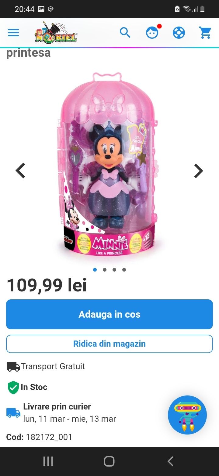 Minnie cu accesorii