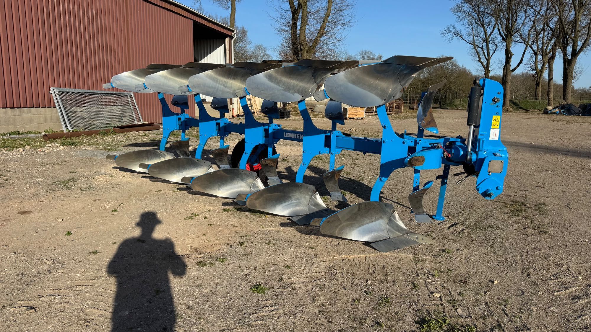 Lemken EurOpal 7 4+1. Claas Arion, Case Puma, John Deere