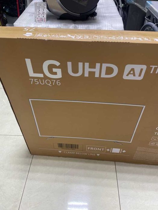 Телевизоры LG 75 SmartTV ThinQ 4K СКИДКА 100% оригинал доставка бонус