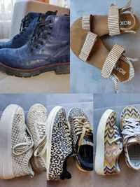 Дамски обувки 37 38 Pierre Cardin, Tom Tailor, Adidas, Roxy
